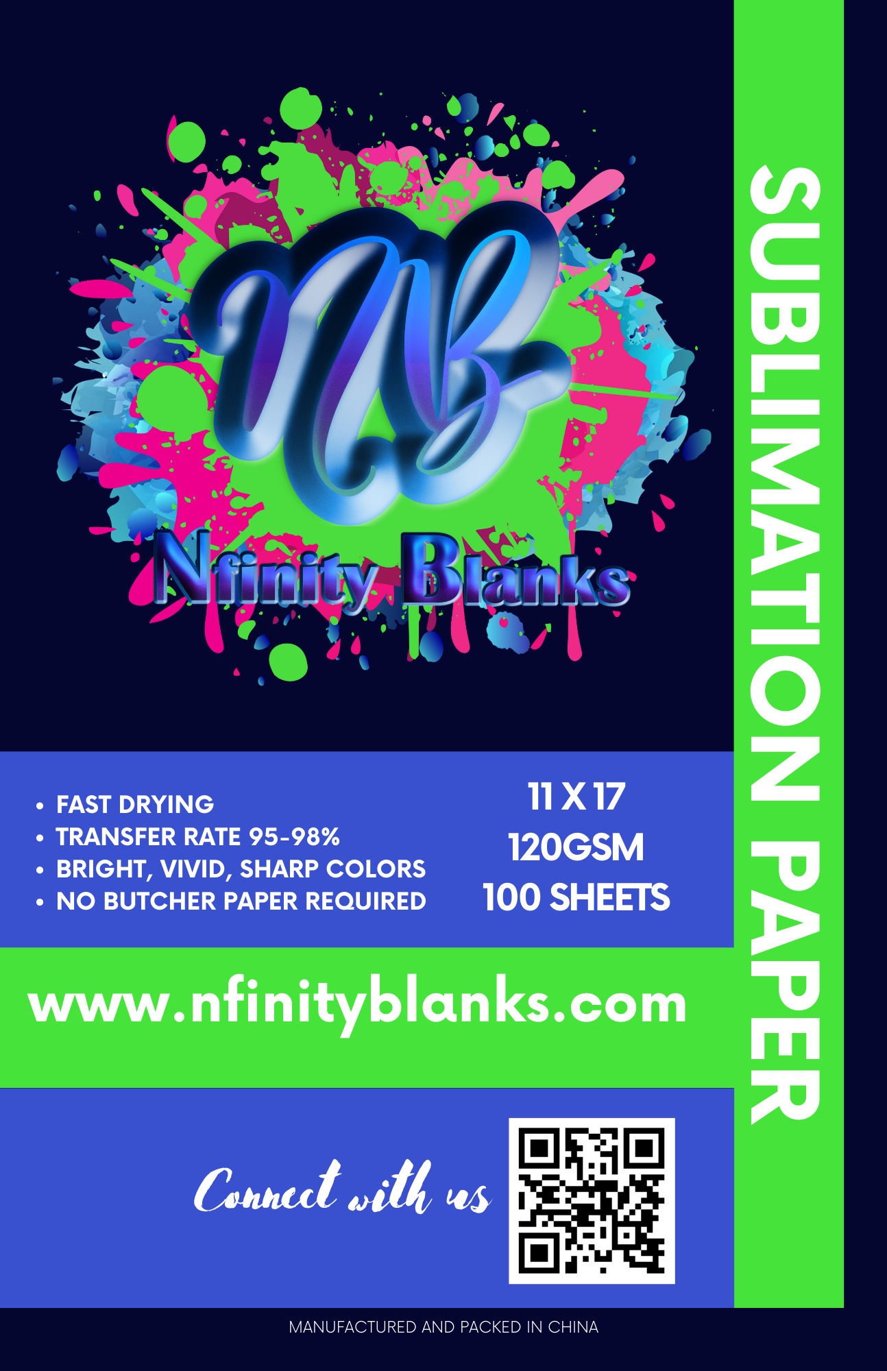 Case of Sublimation Paper – Nfinity Blanks